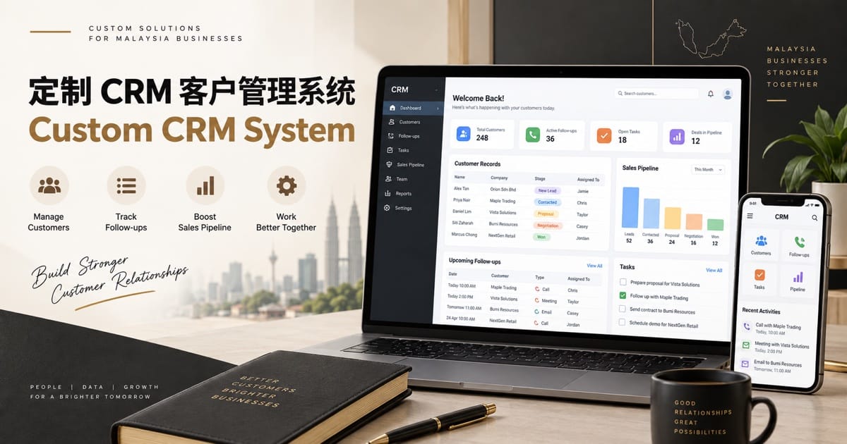 Custom crm system social preview