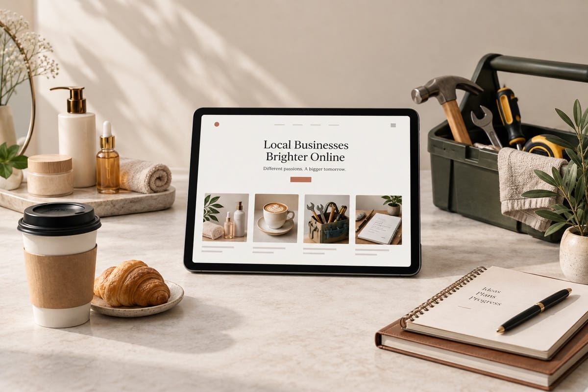 Website design demonstration for Malaysian small businesses