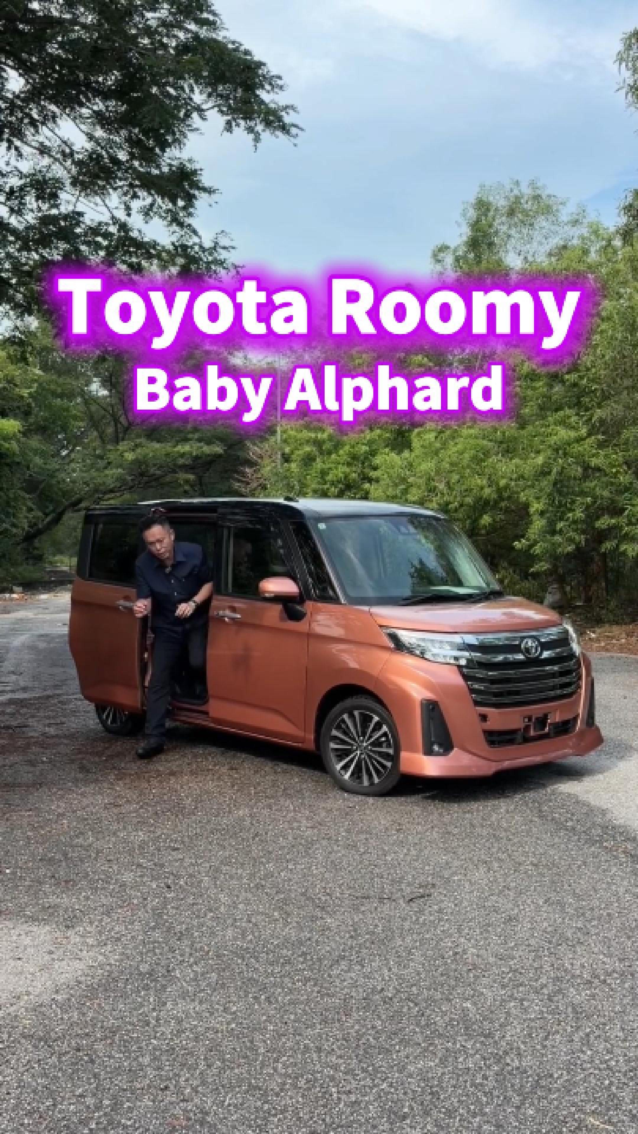 Toyota Roomy Baby Alphard Malaysia 短视频
